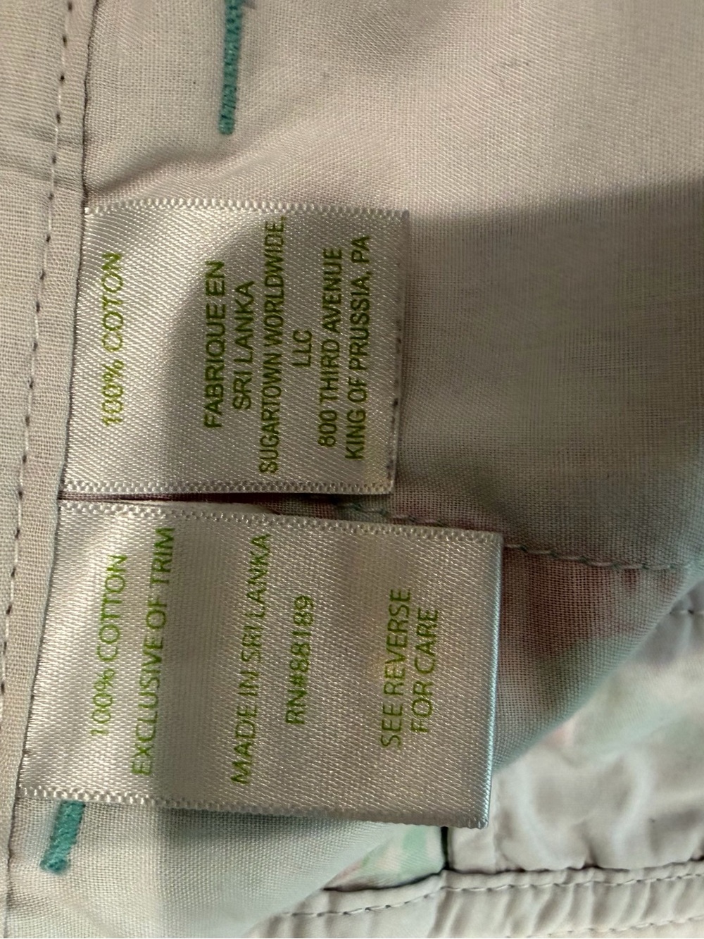 Lilly Pulitzer Callahan Floral Cotton Shorts - Pink & Mint Size 10 - Picture 8 of 8